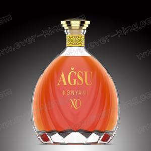 China Custom Design Glass Wine Bottle 750ml For Liquor Alcohol Drinking supplier