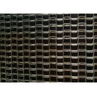 China Galvanized Iron Flat Wire Belt , Honeycomb Belt For Discharging Tower on sale