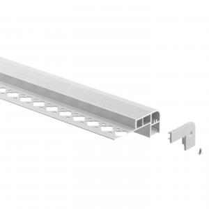 China LED Strip Light Stair Nosing LED Profile Aluminium Alloy Customized Length supplier