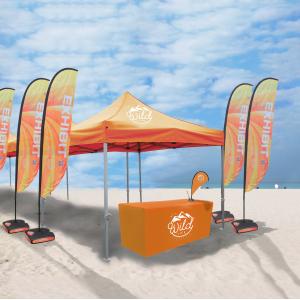 China Promotional Events Trade Show Tents Custom Logo Printed Extendable Legs wholesale
