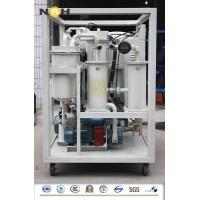 China Demulsification Dehydration Lubricating Oil Purifier , Lube Oil Filtration Machine on sale