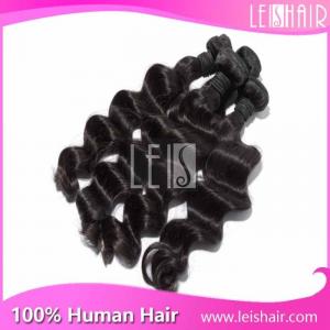 China Loose wave 100% peruvian virgin human hair weaving supplier