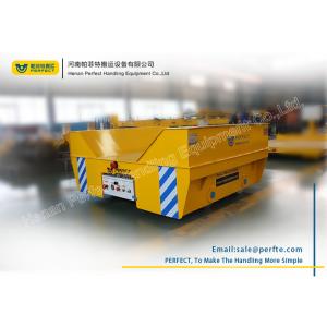 China Large Load Battery Rail Transfer Cart , Electric Copper Trolley For Steel supplier