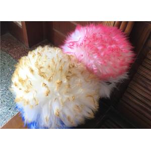 China Yellow Red Merino Wool Car Wash Mitt , Sheepskin Car Cleaning Gloves With High Absorption supplier