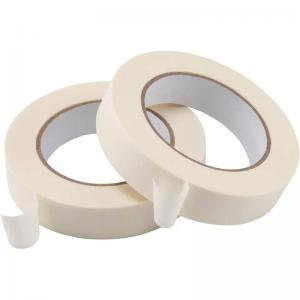 China Temperature Resistance 60℃ Crepe Paper Masking Tape Painting Taped Masking Film supplier