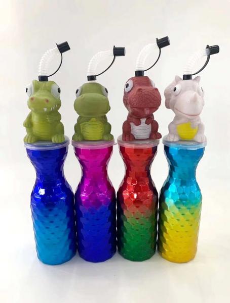 Slush Yard 450ml Dinosaurs Cartoon Plastic Bottles For Children