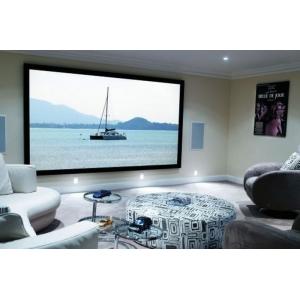 China Home Cinema 150 Wall Mount Fixed Frame Projector Screen With HD Matte White supplier