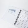 China 2024 Impressão personalizada Planeador semanal Espiral Binding Notebook com bolso e autocolante wholesale