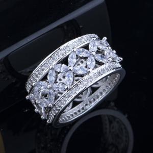 925 Sterling Silver Princess Tiara Crown Sparkling Love Heart CZ Rings for Women Engagement Jewelry Anniversary