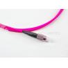 LC / PC - FC / PC Fiber Optic Patch Cord Jumper OM4 50/125um Multimode LSZH 2M