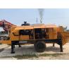 Zoomlion Concrete Pump HBT 8014 Renew 2012 Year Orange Color