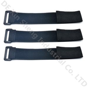 China ROSH Elastic Hook And Loop Straps With Metal Buckle supplier