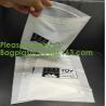 PLA Compostable Clear Poly Custom Printed Plastic K Bags, APPAREL Dress K Bag,