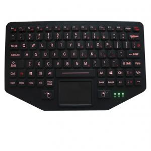 China 5VDC 91 Keys IP67 Dynamic Silicone Rugged Keyboard with touchpad supplier