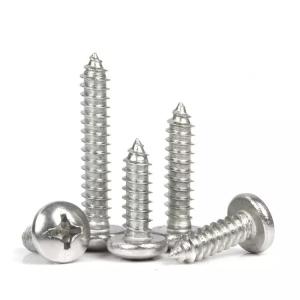 China Nail Metal Pan Round Self Tapping Screws Flat Head Hex Head Stainless Steel supplier