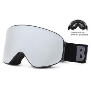 China TPU Frame Mirrored Ski Goggles Three Layer Muti - Color For Men / Women supplier