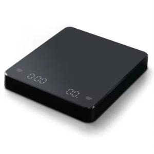 Balance de cuisine numérique LED Écran caché Batterie Timer facile à lire Mesurer le poids Balance de café 3kg/0.1g avec Timer