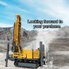 China Construction Crawler Water Well Drilling Rig Compressed air down the hole drilling is used for various formations in high-altitude regions wholesale