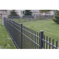 China Bamboo Imitation Tubular Steel Fence Aluminium Wrought Iron Fence Panels on sale