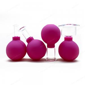 4 pcs Custom Medical Device Cuppings Set For Body Anti Cellulite Silicone Vacuum Massage Suction Cupping For Therapy