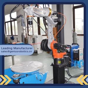 China Laser Seam Tracking MIG Welding Robot For Rubbish Bin supplier