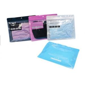 stand up matt plastic bag for socks packaging/cloth packaging/underwear pack clear plastic zipper pouch bag plastic pouc