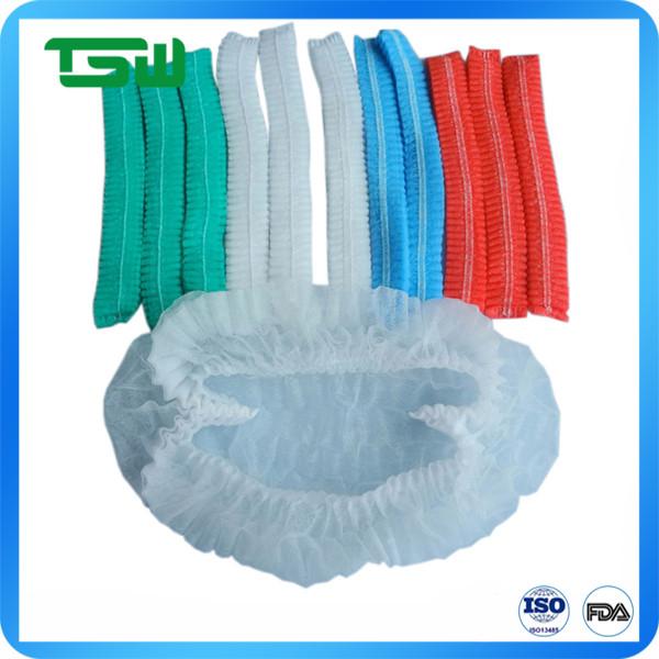 Disposable PP Non Woven Mob Cap With Single Elastic