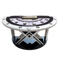 China Professional Casino Poker Table Solid Wooden Luxury Blackjack Table on sale