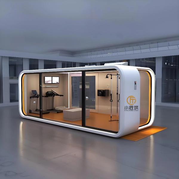 China Beautiful Quiet Low Noise Operation Customer Friendly Solution Apple Cabin Pod Factory Container Activity Room wholesale