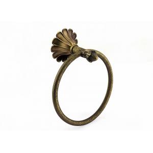 Decorative Design Bathroom Accessory Towel Ring with Antique Brass Material