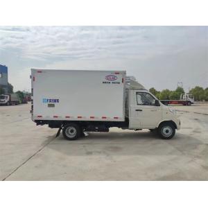 115hp FOTON refrigeró la caja 1 Ton Loading Capacity Refrigerated Truck del camión