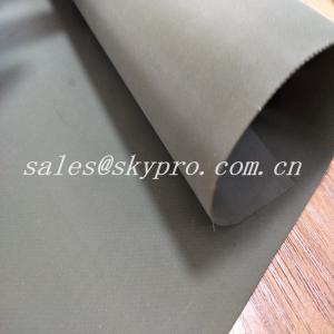 China Custom Wear Resistant Hypalon Rubber Sheet Neoprene Fabric Roll , Hardness 68±5 supplier