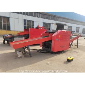 Rag Carpets Cotton Waste Cutting Machine For Polyester Acrylic Wool Rugs