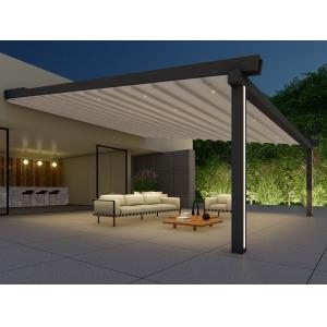 Bioclimatic Retractable Roof Pergola Rain Protection 13.5M Width