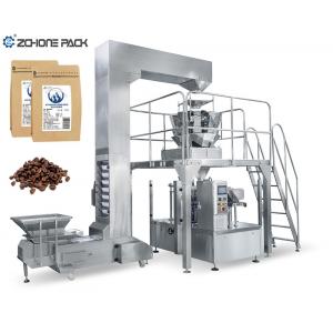 Automatic Coffee Bean Packing Machine Multifunctional Granular Stand Up Pouches