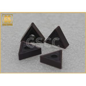 China Black Tungsten Carbide Inserts Cutting Tools High Temperature Resistance supplier