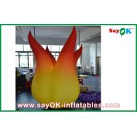 China Red / Yellow  Inflatable Fire Inflatable Ligthting Fire For Advertising on sale