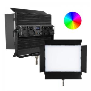 Full Color 2800k 9990k Rgb Led Studio Lights 500w Video Panel Light With Gel Mode For Indoor Camera Photography