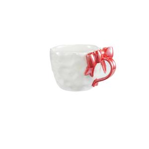 China Parsimonious Bowknot Custom 3d Printed Ceramic Mug For Birthday Christmas Gift Mugs Cups supplier