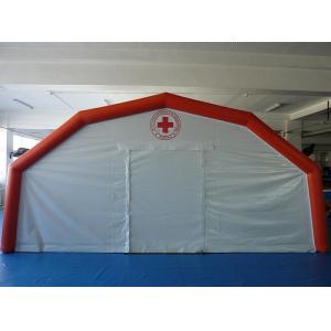 China Portable 0.65mm PVC Tarpaulin Inflatable Medical Tent For Hospital , EN71 - 2 - 3 supplier