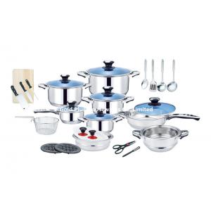 30pcs Picnic cookers pots and pans / saucepan  stainless steel casserole and steamer high quality round bakelite mat