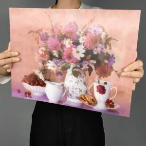 PP 40X30cm 3D Lenticular Printing Wallpaper For Home Decoration