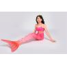 Stretchable Childrens Mermaid Tails , Toddler Mermaid Tail For 3 - 14 Year Old