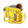 China Fashion Yellow PU + Mesh Top Cover Pet Carrier Bags odm-z2 wholesale