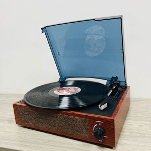 China Lecteur de disques vintage avec haut-parleurs intégrés, tourne-disque à 3 vitesses avec haut-parleurs wholesale