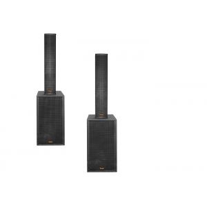 Column Speakers 500W 4X6 Inch Meeting Room Audio Systems  With Black Paint