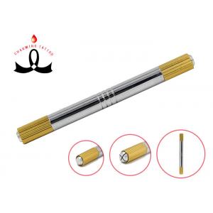 China 2 Heads Permanent Makeup Manual 3D Eyebrow Tattoo Pen supplier