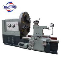 China Conventional Cnc Face Lathe Machine Heavy Duty Flange Manual Floor Type on sale