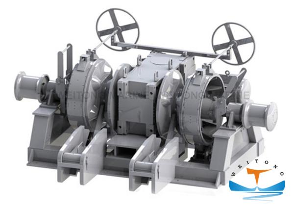 Local Control Marine Anchor Windlass 30-617 KN Supporting Load 9 M / Min Speed
