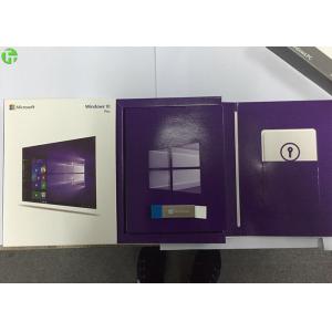 Microsoft Operating System Windows 10 Pro Pack 32bit / 64bit OEM Retail Box